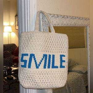 SMILE tote 🥐🫐☁️🥥🐚
